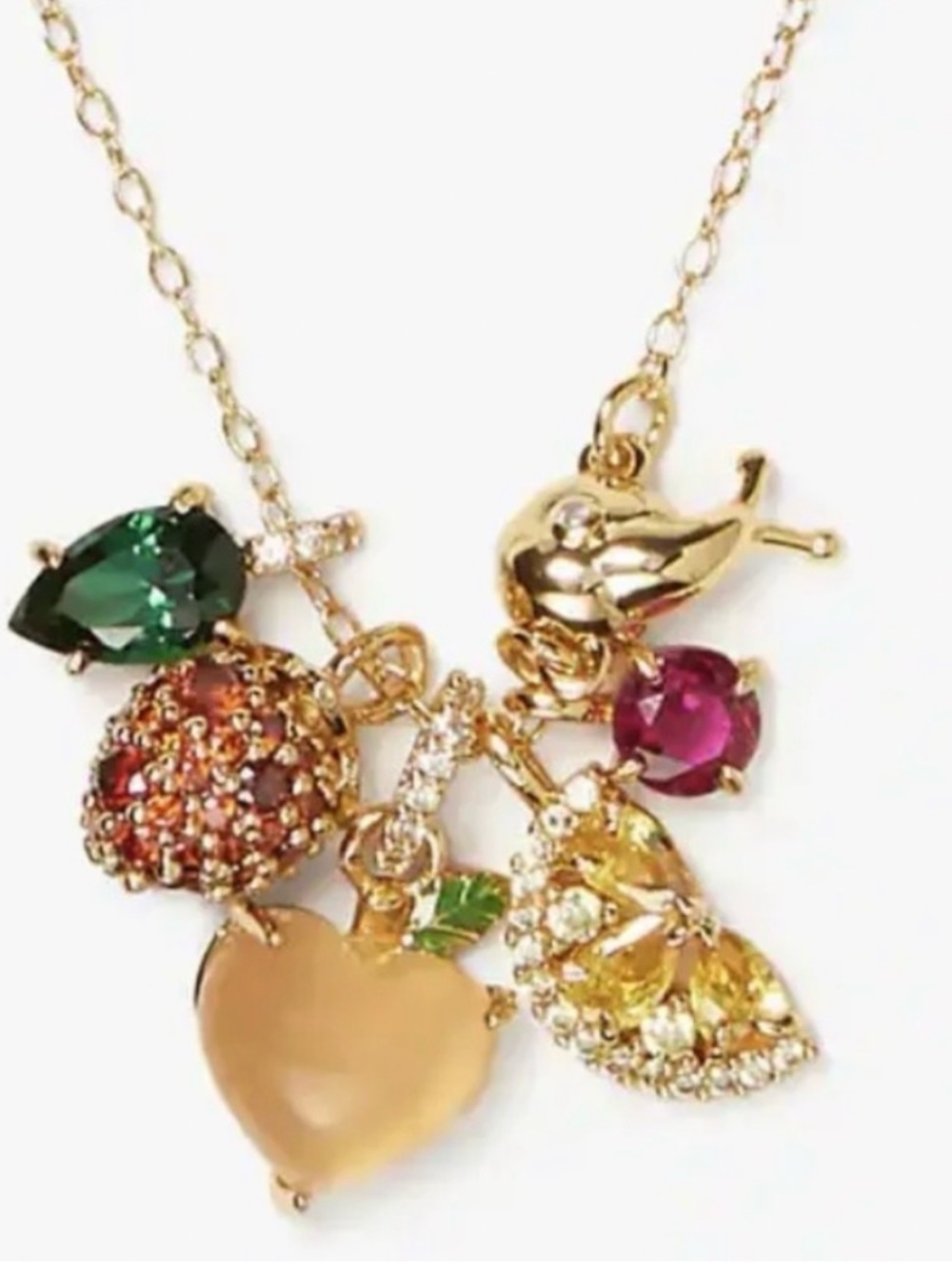 NWOT - Kate Spade Fruit Salad Cluster Pendant